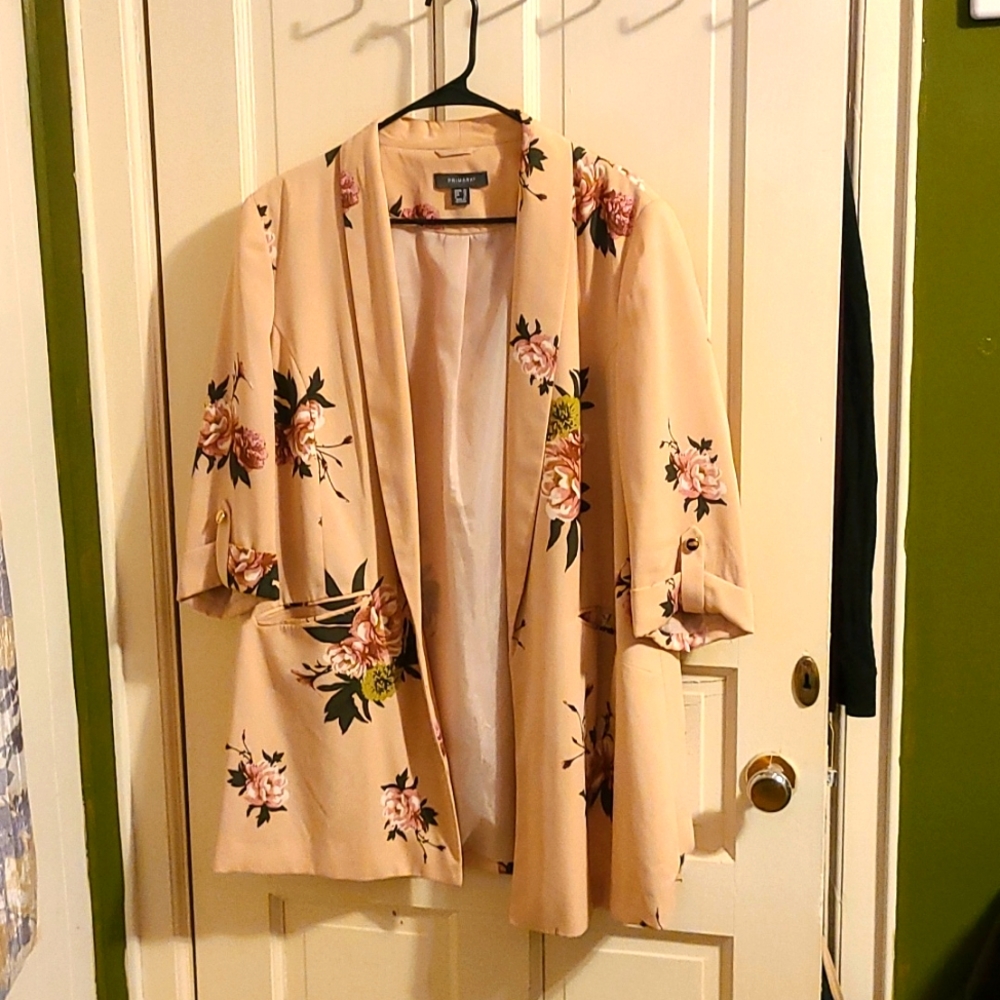 Floral blazer